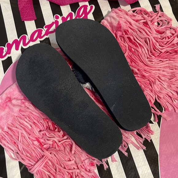 Fringed Blue Jean So Sandals🩴 - Picture 4 of 5